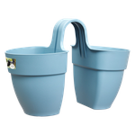 vibia campana flower twin 21cm bleu vintage